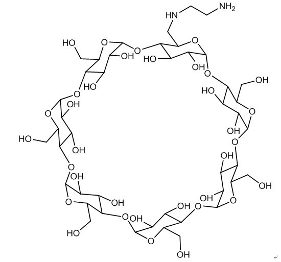 Mono- (6-éthanediamine-6-désoxy) -bêta-cyclodextrine